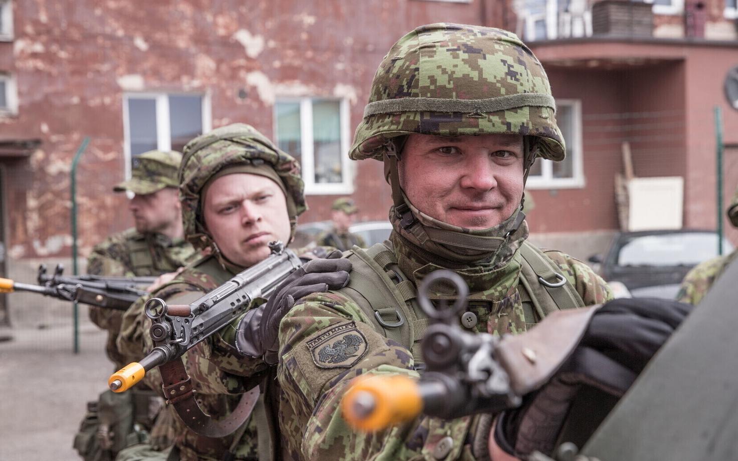 Kaitseliitlased õppusel Siil 2018.