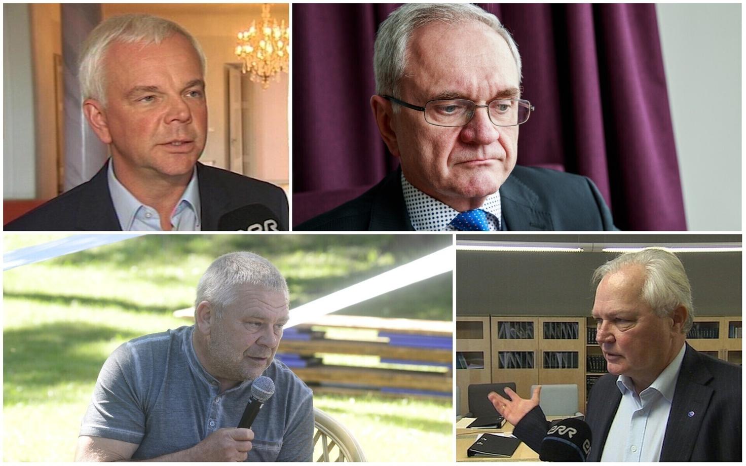 Riigireformijad Jüri Käo, Jüri Raidla, Olari Taal, Rait Maruste