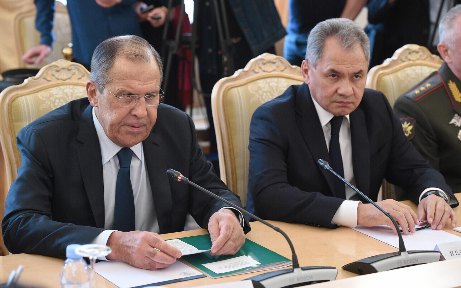 Сергей Лавров и Сергей Шойгу