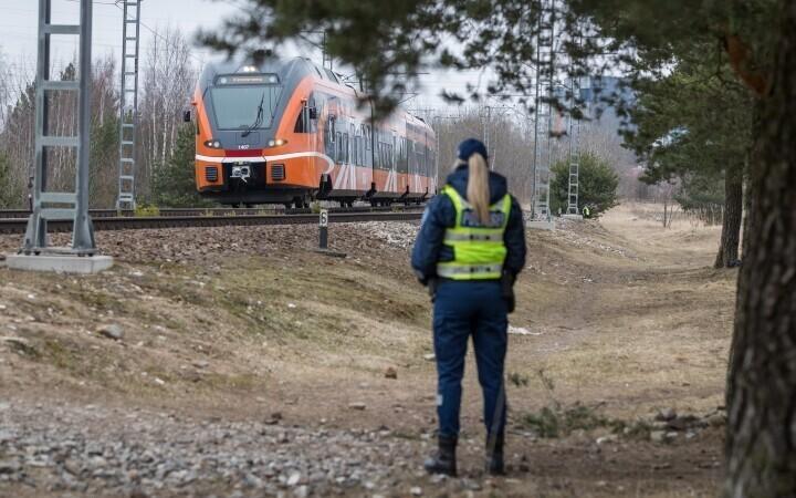 An Elron train in Tallinn. Photo is illustrative.
