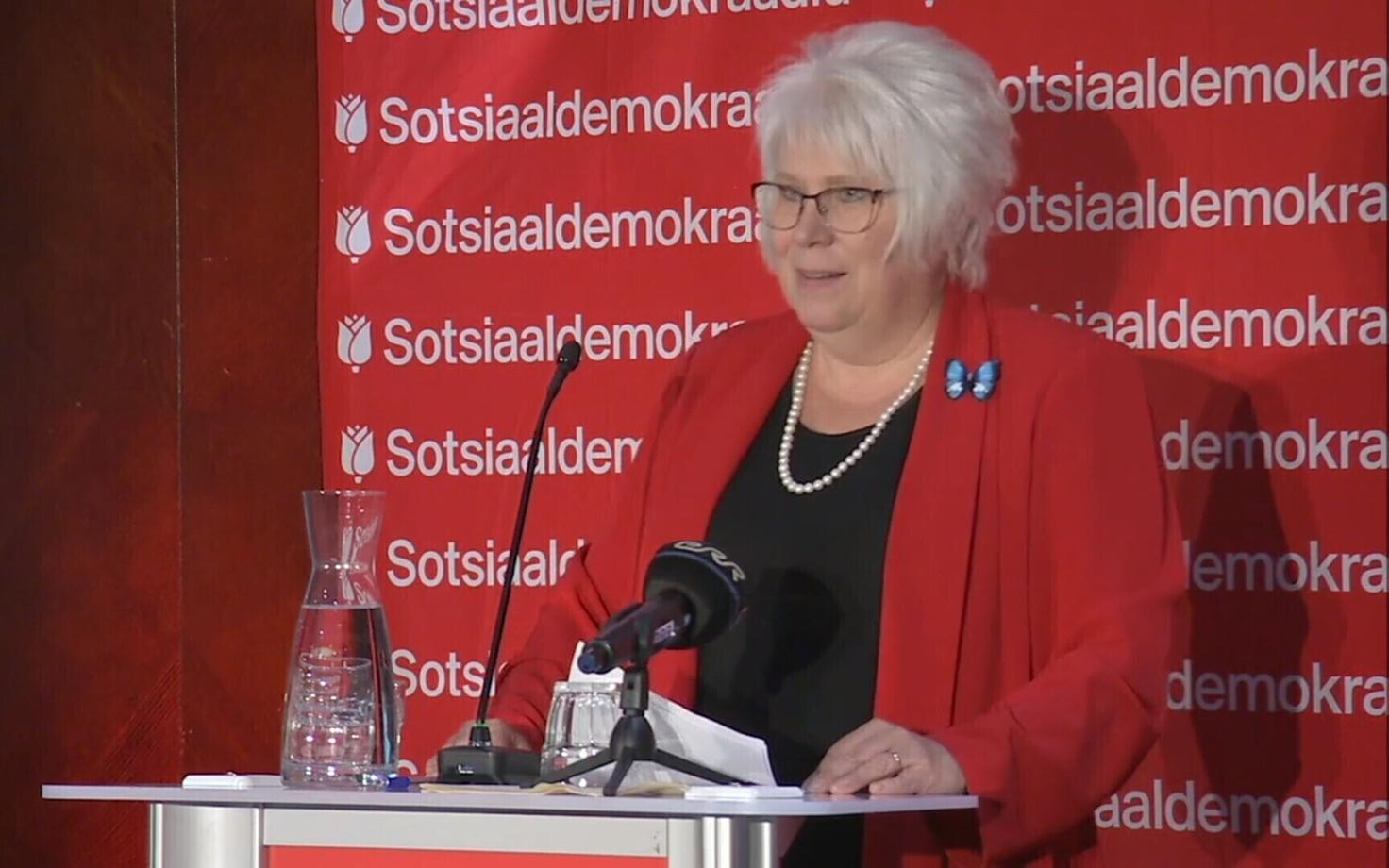 Марина Кальюранд вступила в Социал-демократическую партию.