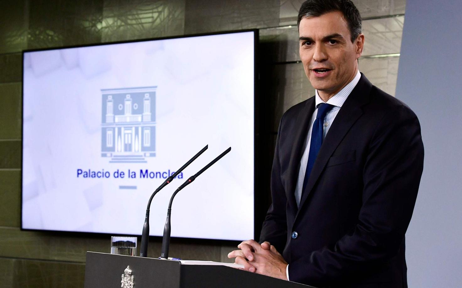 Hispaania peaminister Pedro Sanchez.