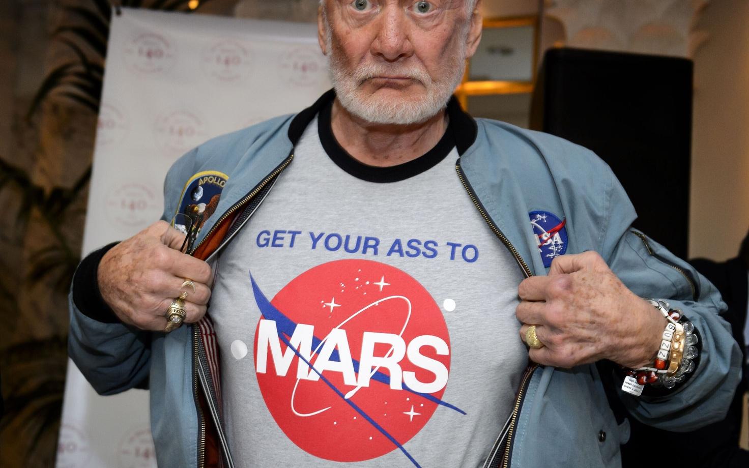Kosmonaut Buzz Aldrin.