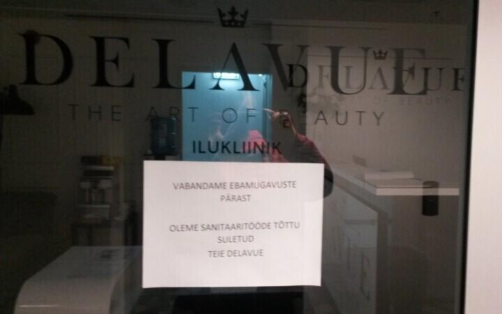 Салон Delavue закрылся со дня.