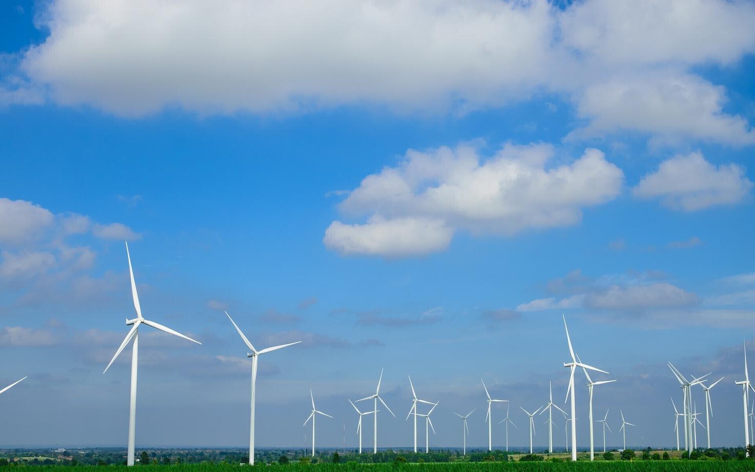 Ветрогенераторы. Иллюстративная фотография.