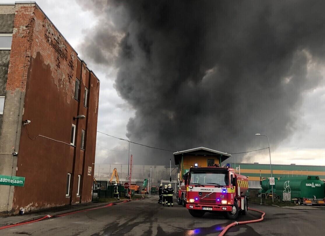 Пожар на Суур-Сыямяэ.