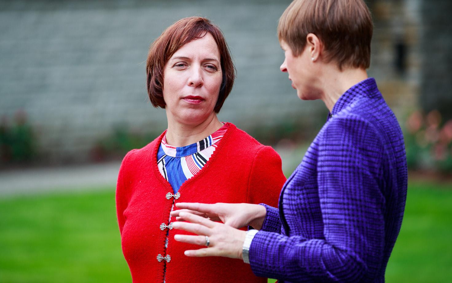 Haridusminister Mailis Reps ja president Kersti Kaljulaid