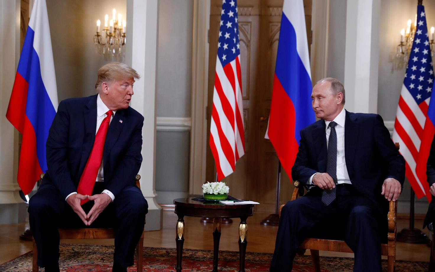 Встреча Трампа и Путина в Хельсинки.