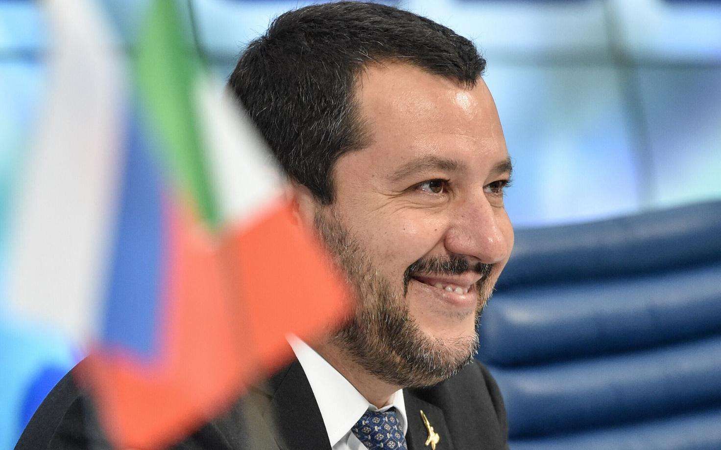 Itaalia siseminister ja erakonna Liiga juht Matteo Salvini 16. juulil Moskvas.