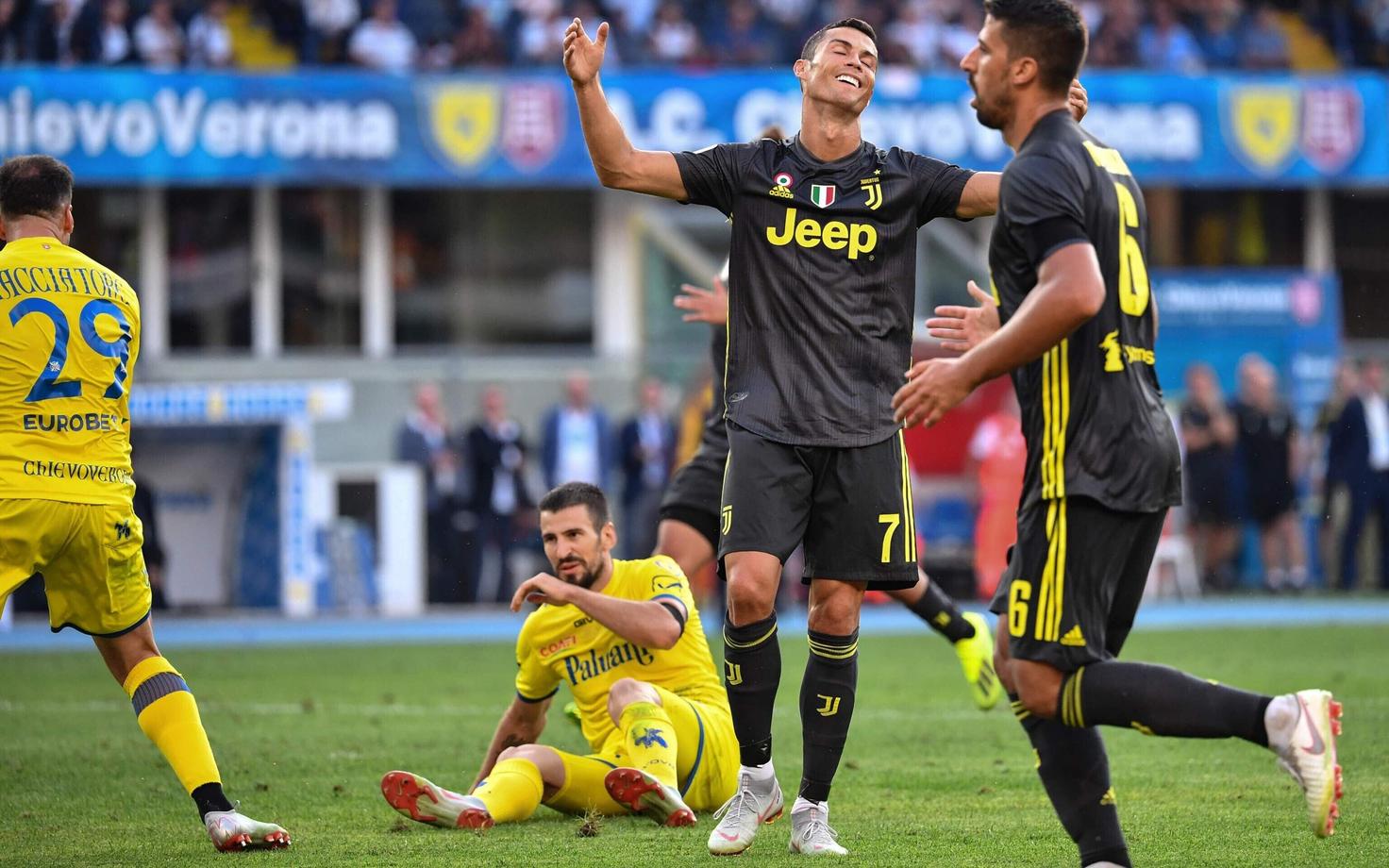 Cristiano Ronaldo Verona Chievo ja Torino Juventuse vahelises kohtumises