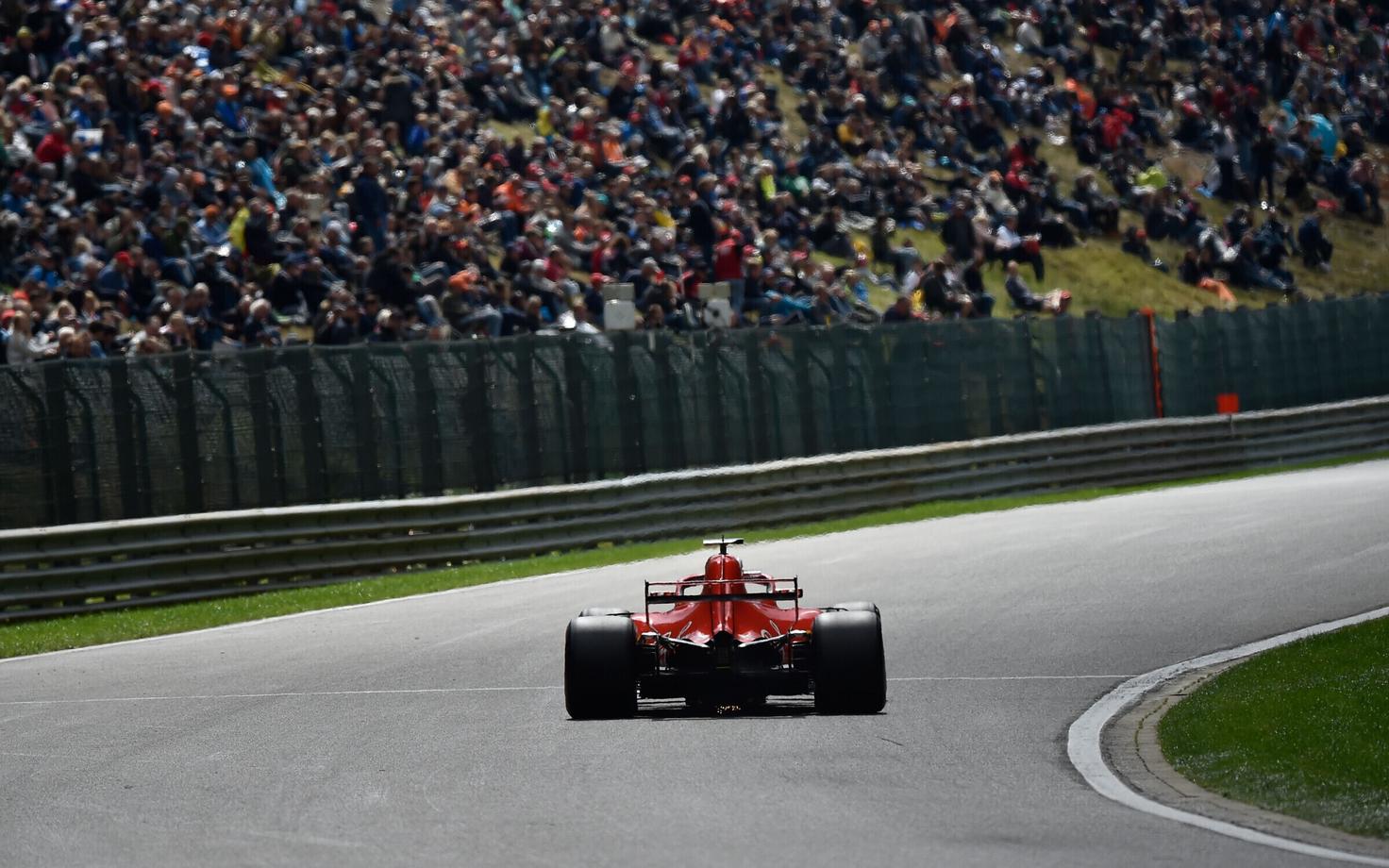 Sebastian Vettel Belgia GP kolmandal vabatreeningul