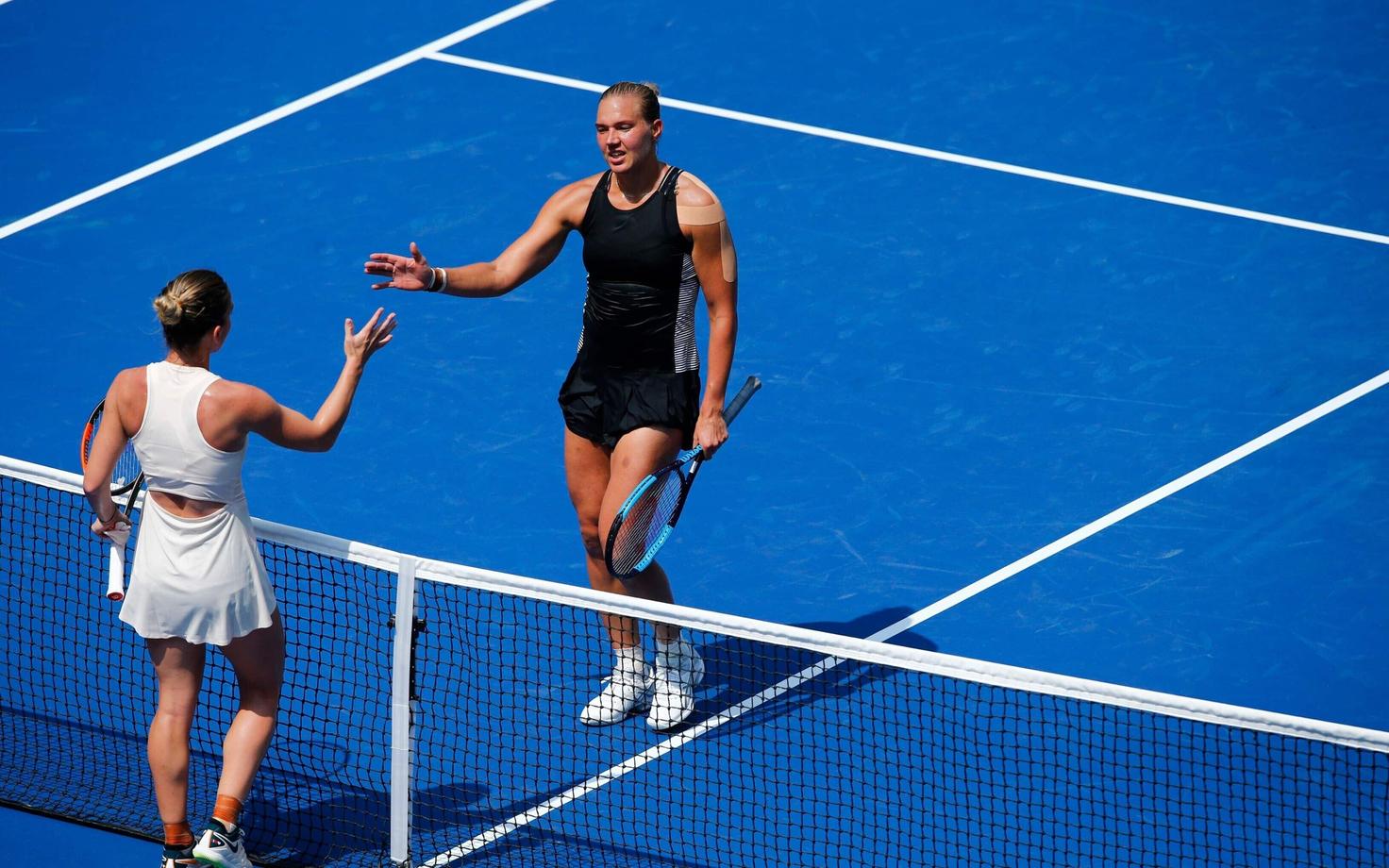 Simona Halep ja Kaia Kanepi