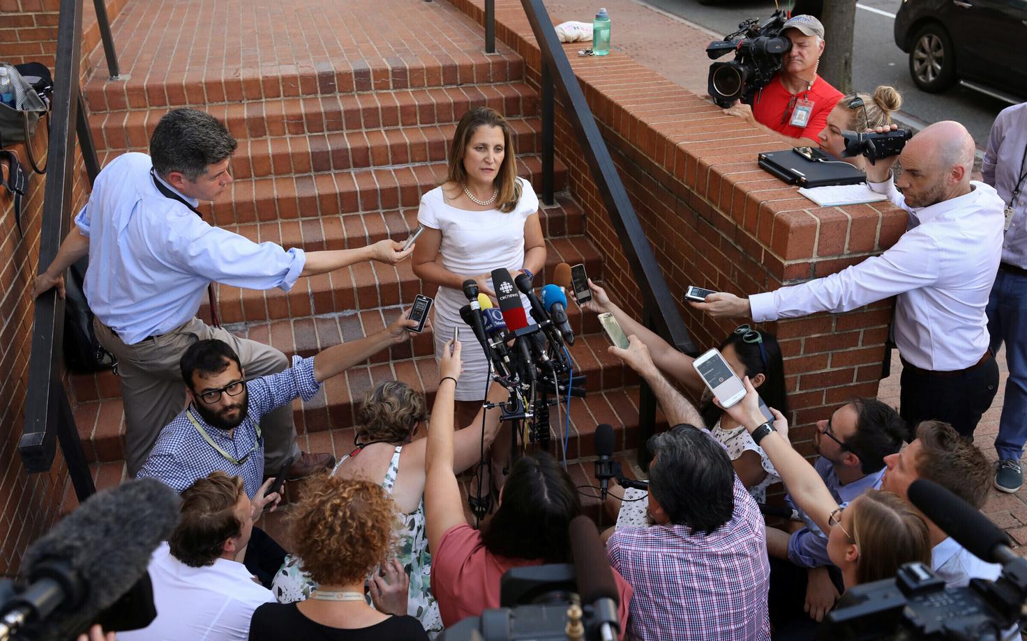 Kanada välisminister Chrystia Freeland Washingtonis.