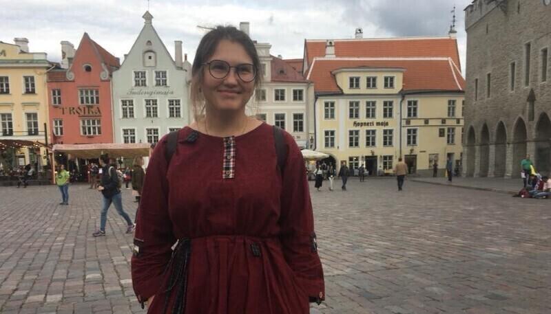 Ярослава Пулинович уже знакомится с Таллинном.