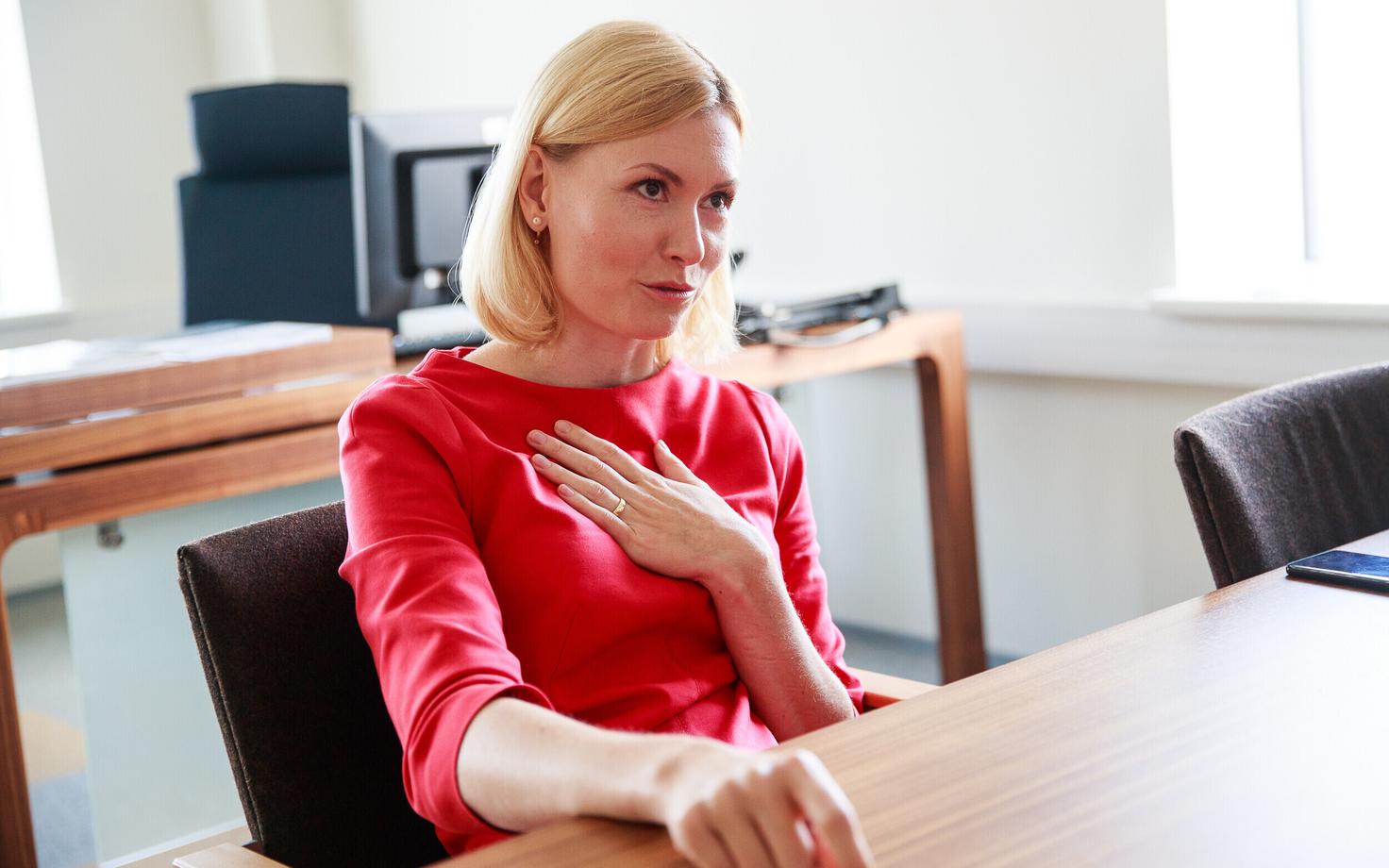 Minister of Health and Labour Riina Sikkut (SDE).