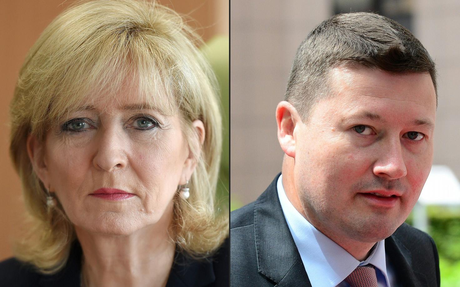 Euroopa ombudsman Emily O'Reilly ja Euroopa Komisjoni peasekretär Martin Selmayr.