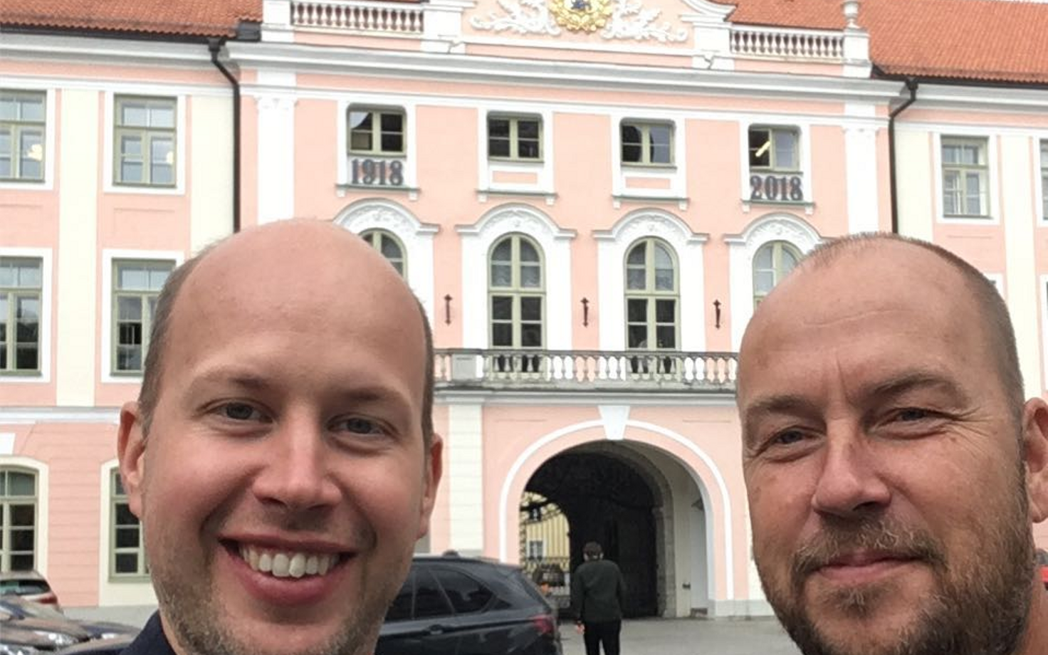 Igor Taro ja Artur Talvik teisipäeval sotsiaalmeedias jagatud fotol.