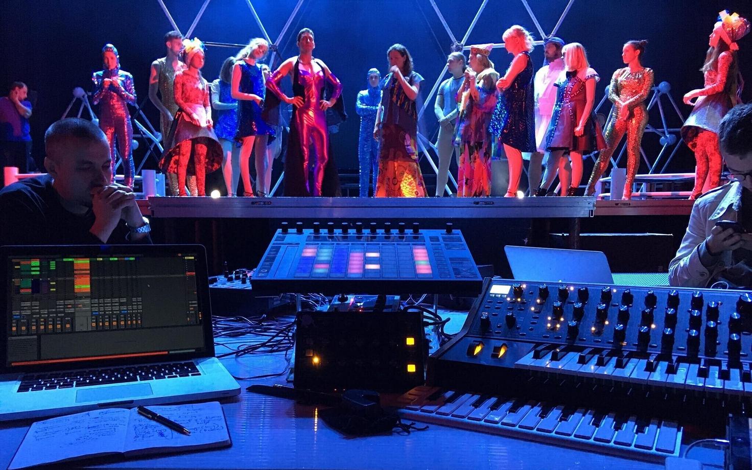 Репетиция в Русском театре.