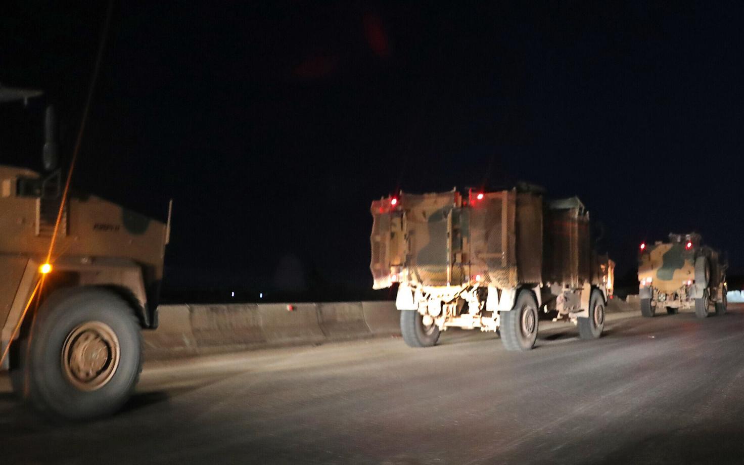 Türgi relvajõudude sõidukid 25. septembril Idlibi provintsis.