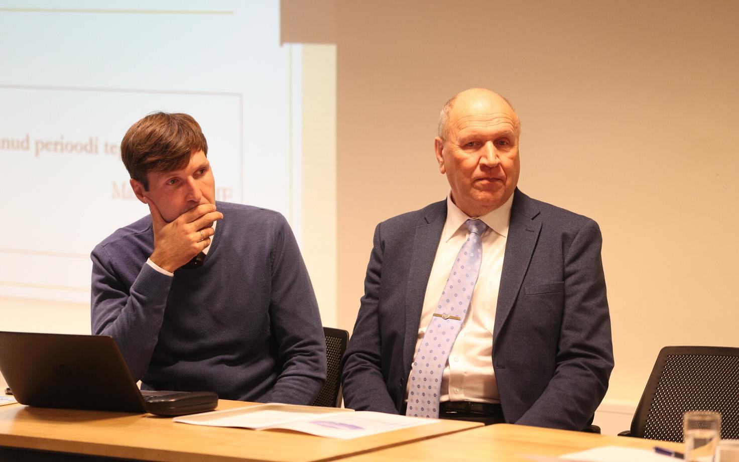 Martin Helme ja Mart Helme EKRE volikogu istungil.
