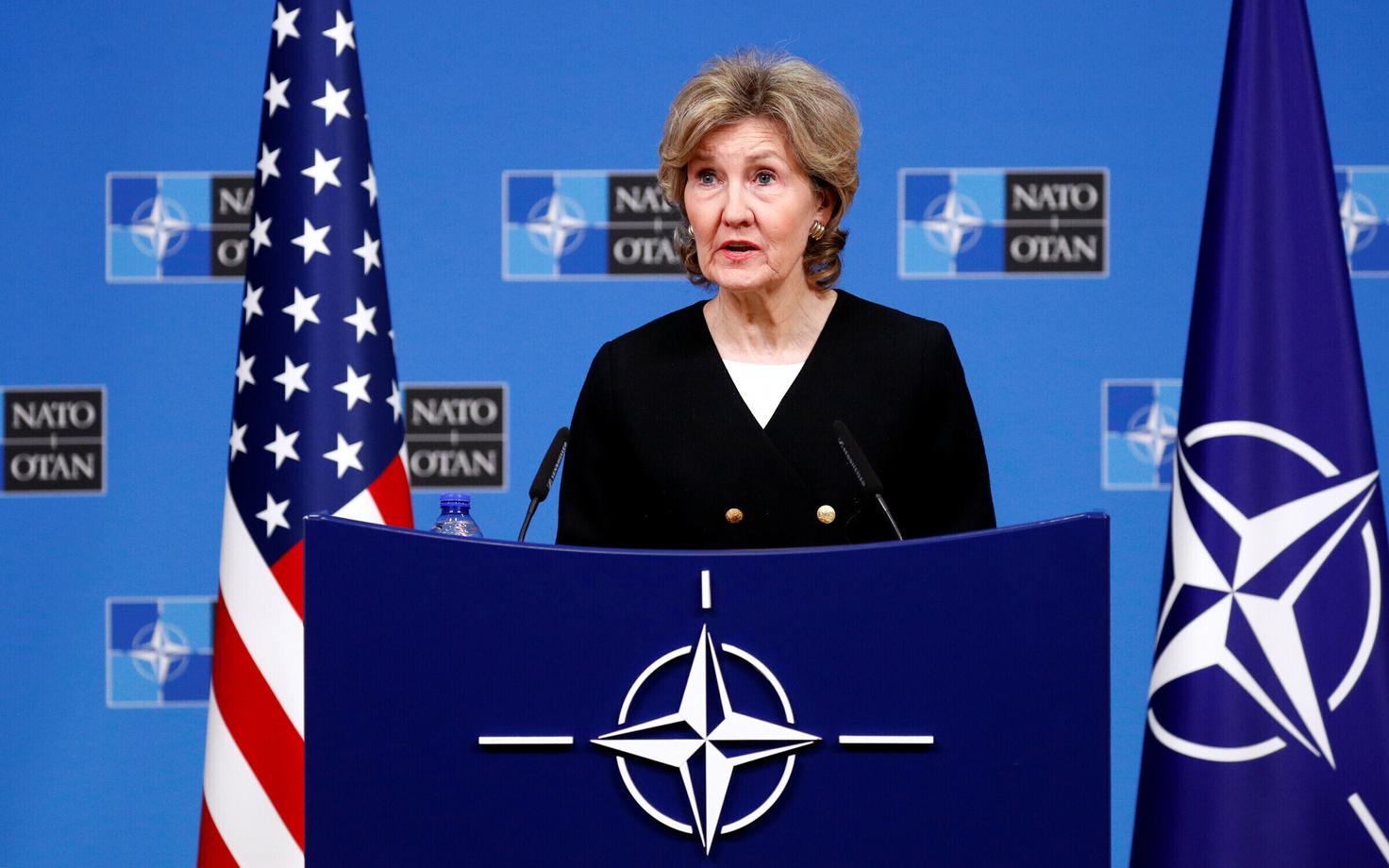 USA alaline esindaja NATO juures Kay Bailey Hutchison 2. oktoobril Brüsselis.