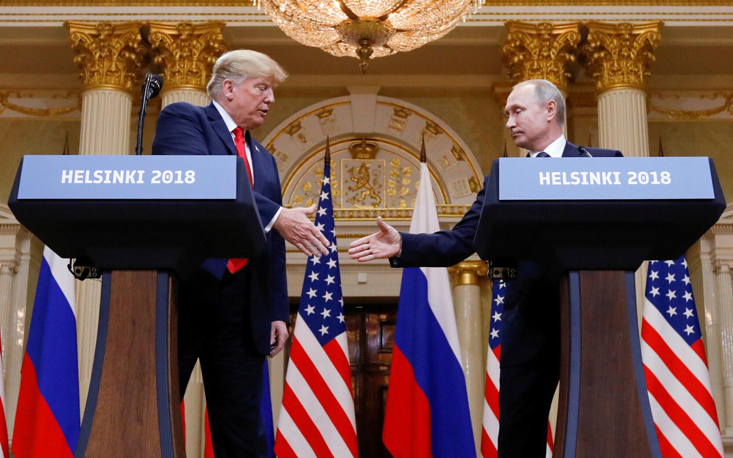 Trump ja Putin kahepoolsel kohtumisel Helsingis käesoleva aasta 16. juulil.