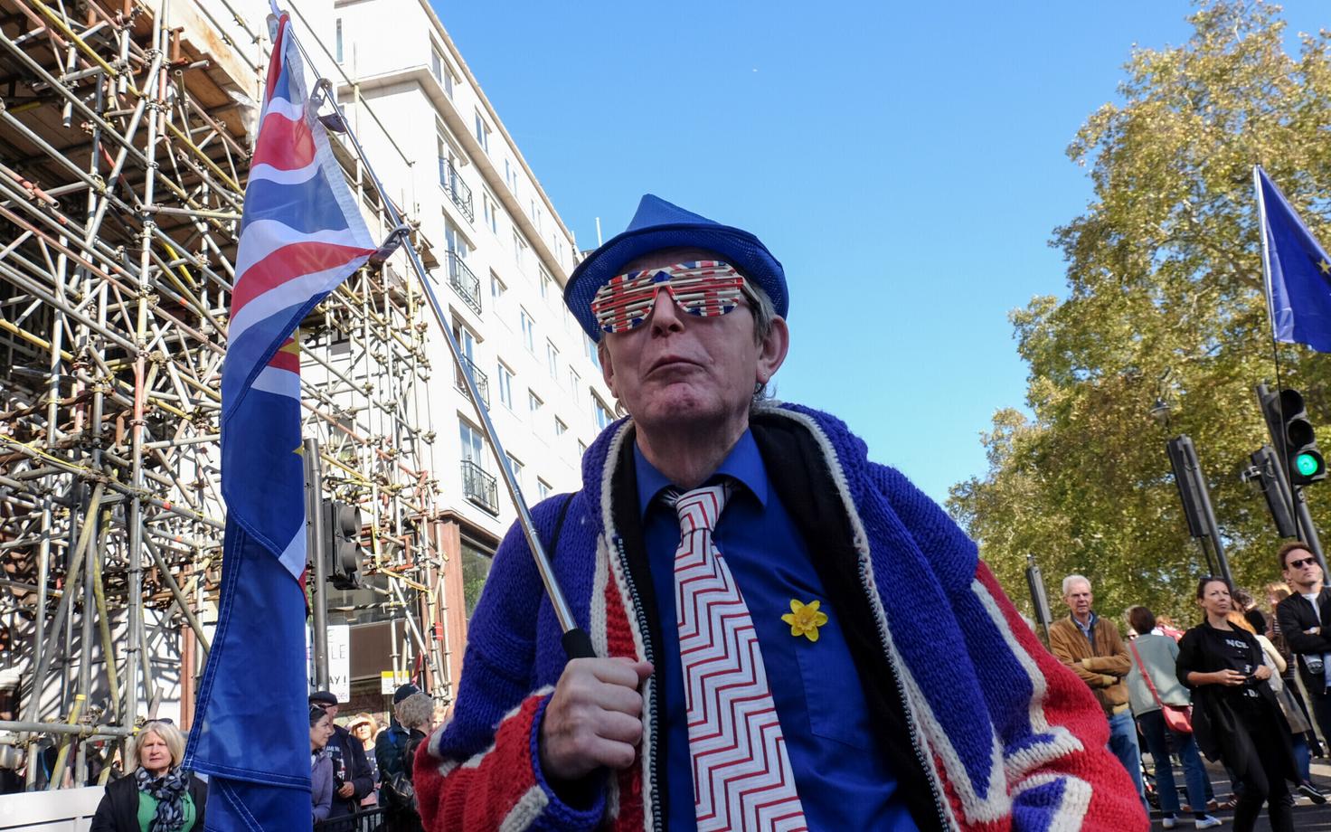 Акция протеста сторонников членства в ЕС в Лондоне