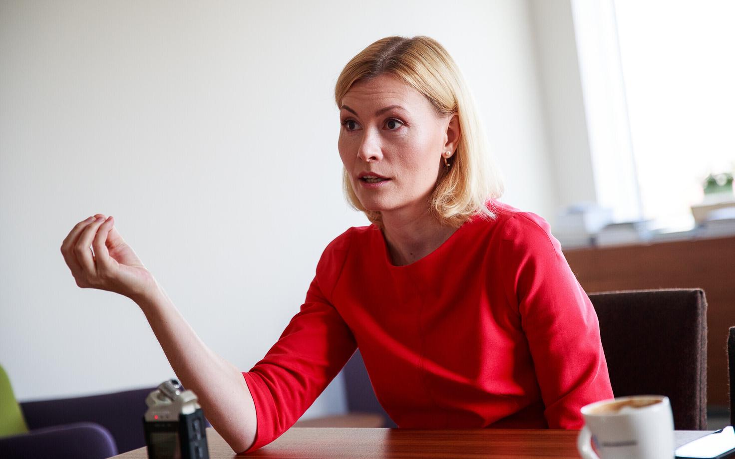 Министр здоровья и труда Рийна Сиккут.