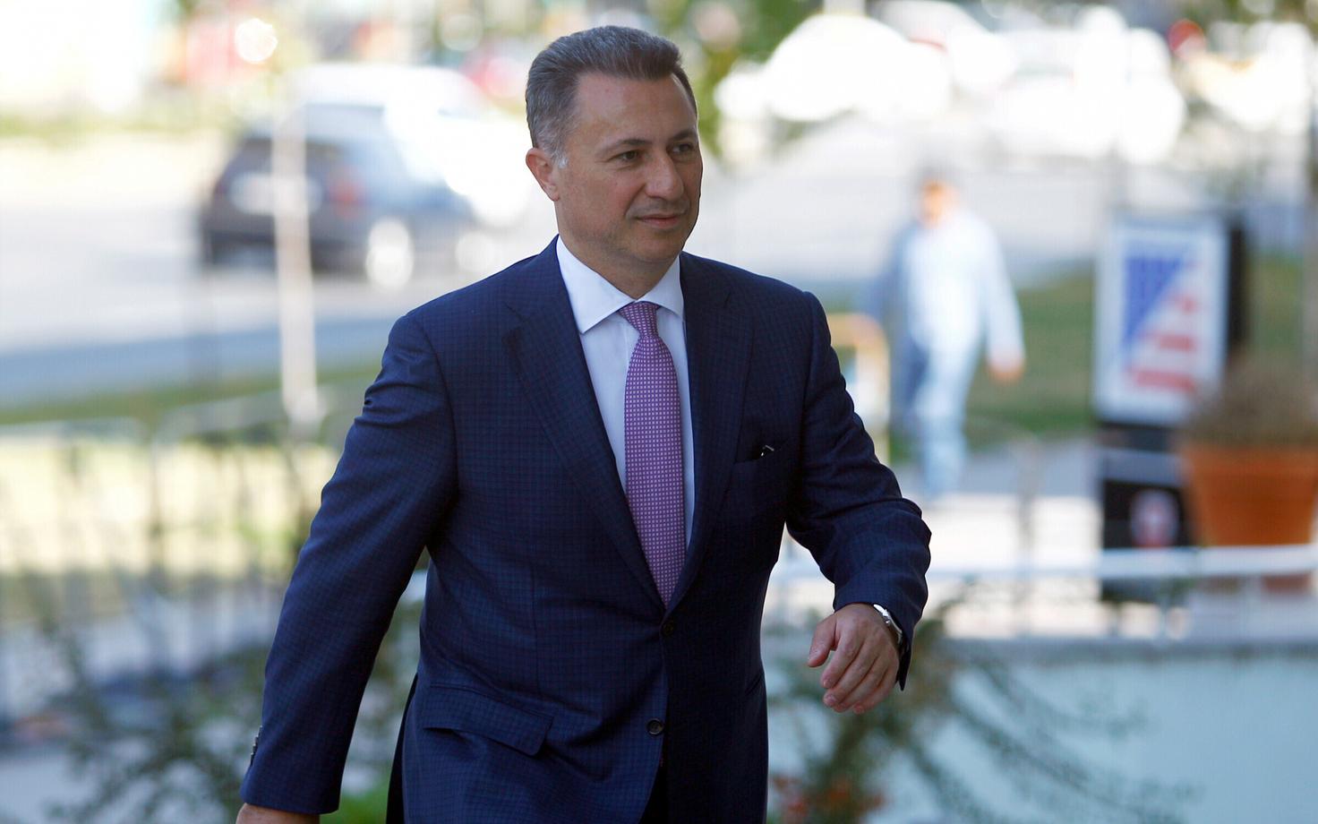 Makedoonia endine peaminister Nikola Gruevski.