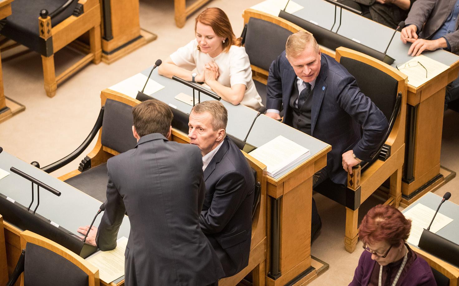 Заседание Рийгикогу, 19 ноября. Заявление по миграционному пакту.