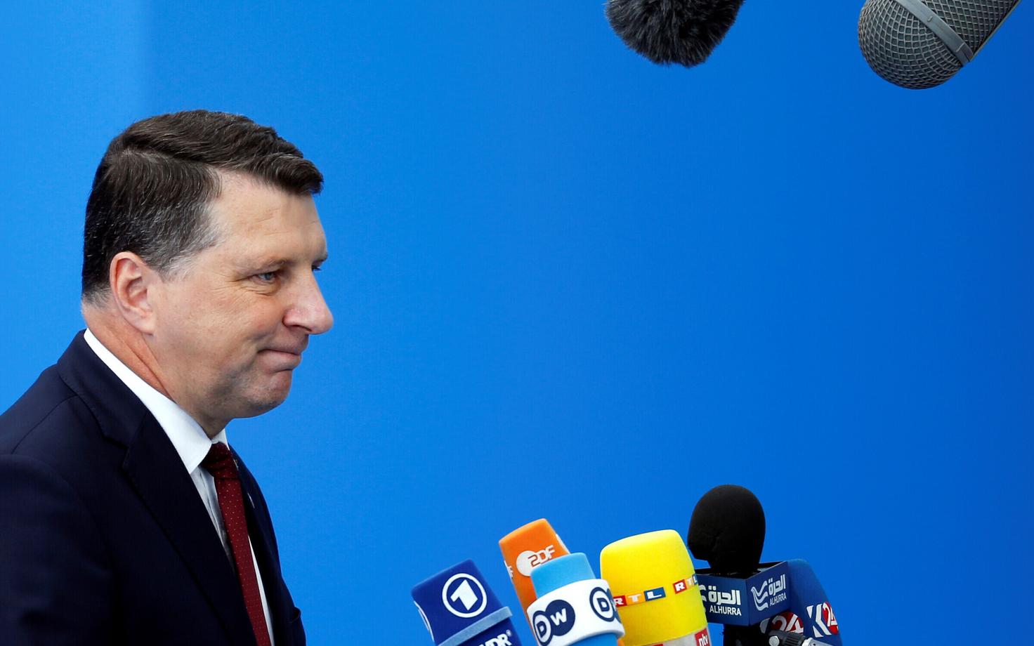 Президент Латвии Раймонд Вейонис.