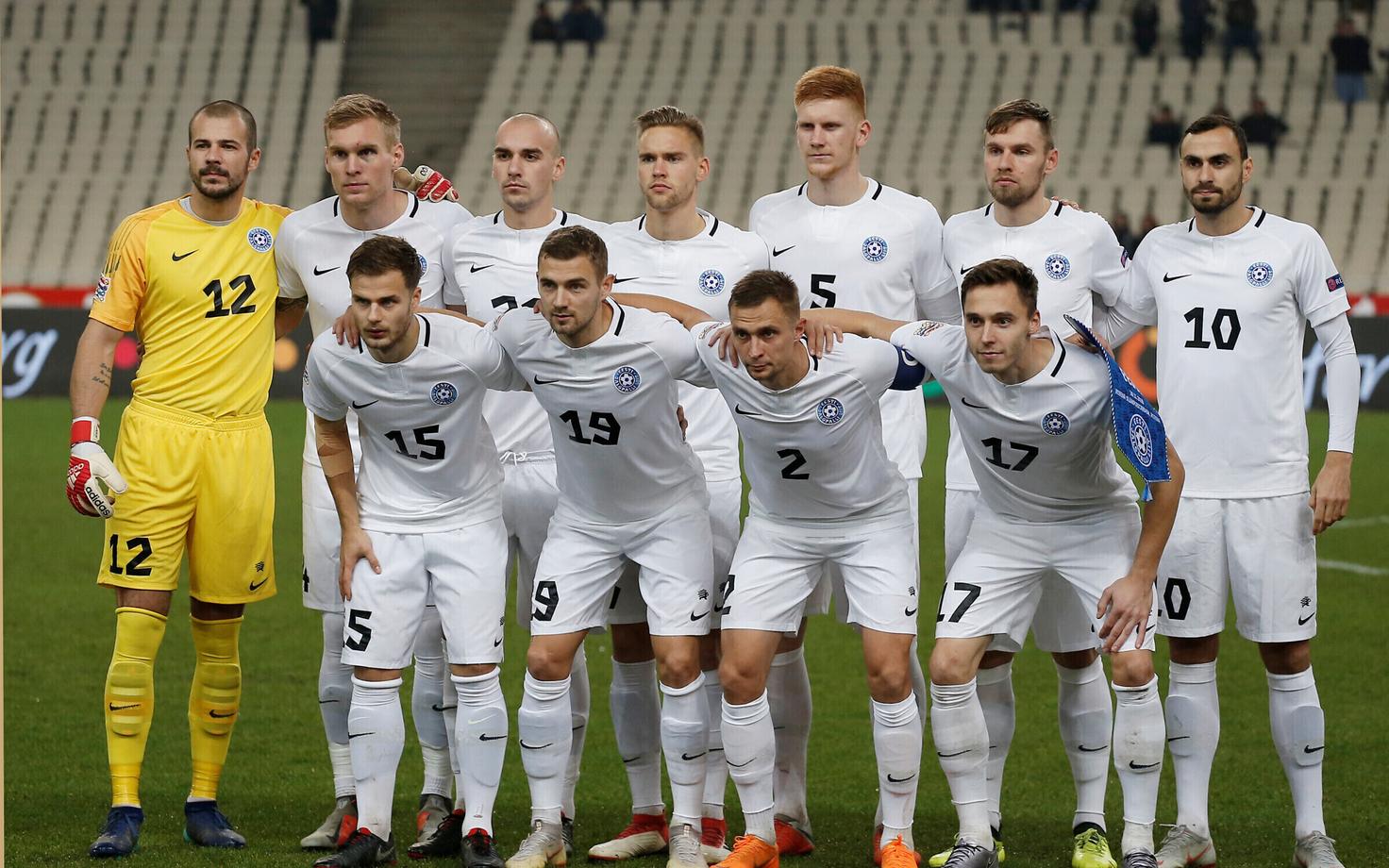 Сборная Эстонии по футболу.