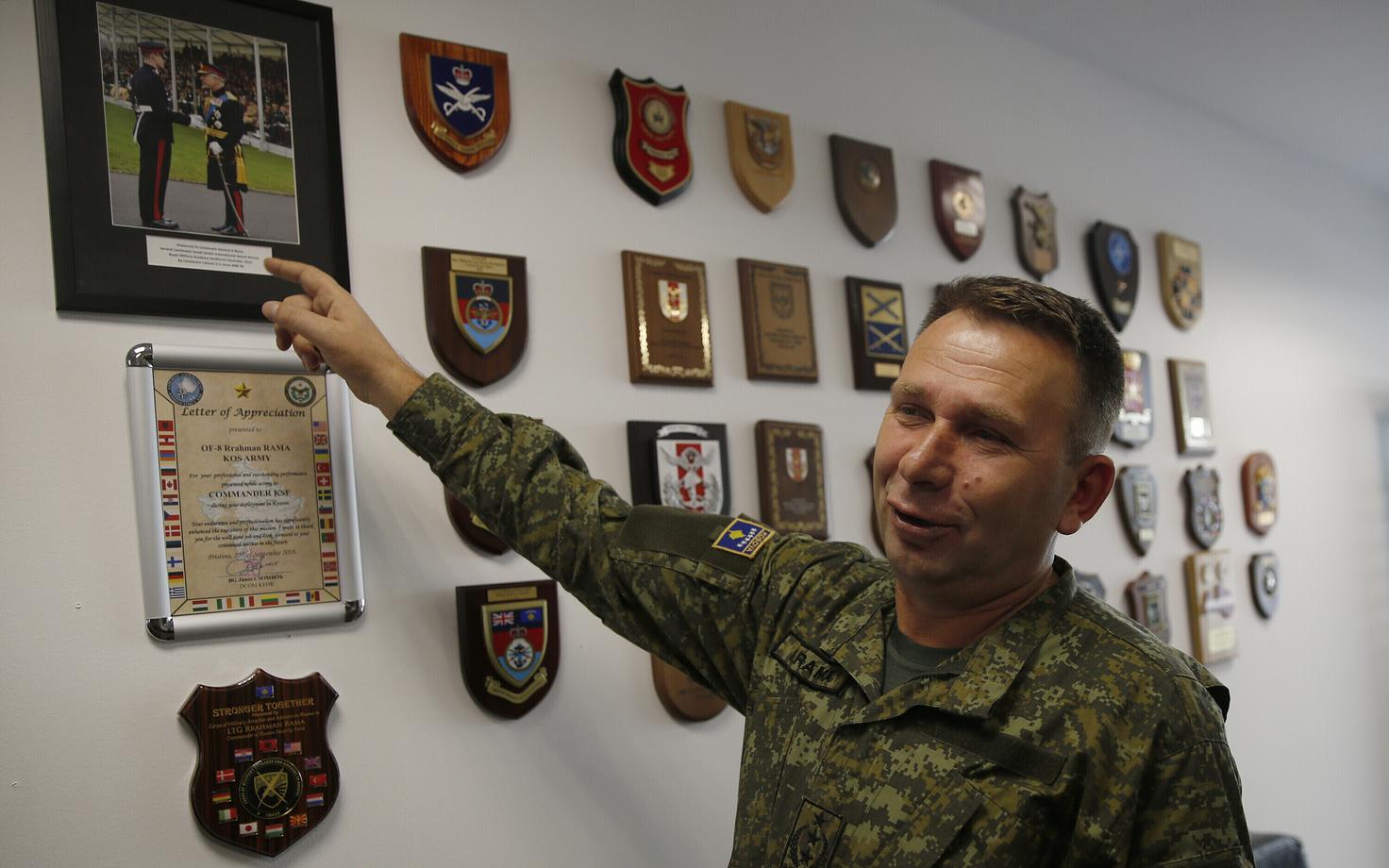 Командующий Силами безопасности Косово Рахман Рама.
