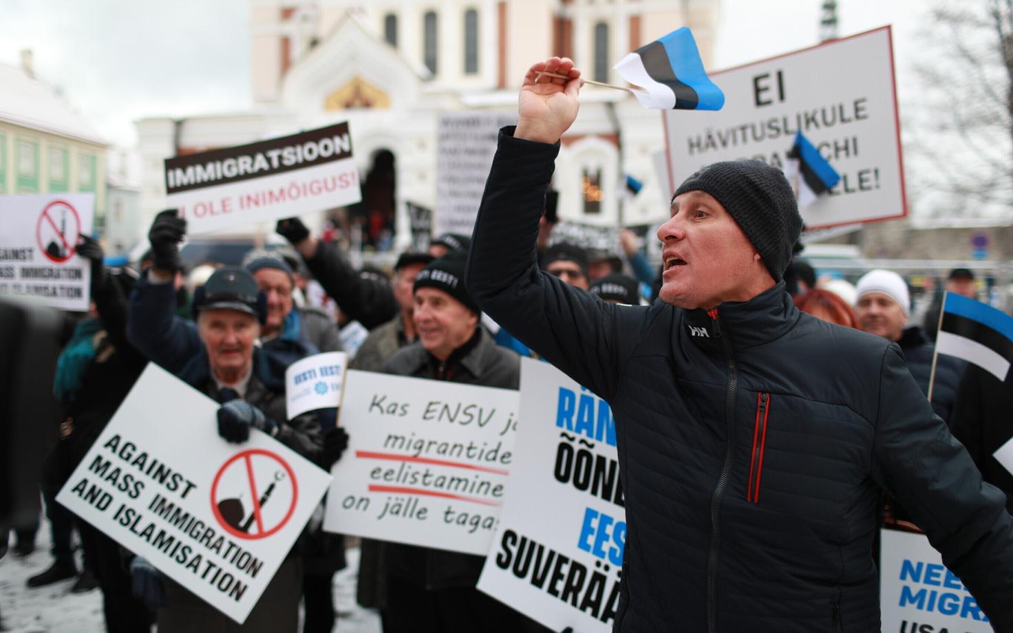 Митинг EKRE на Тоомпеа.