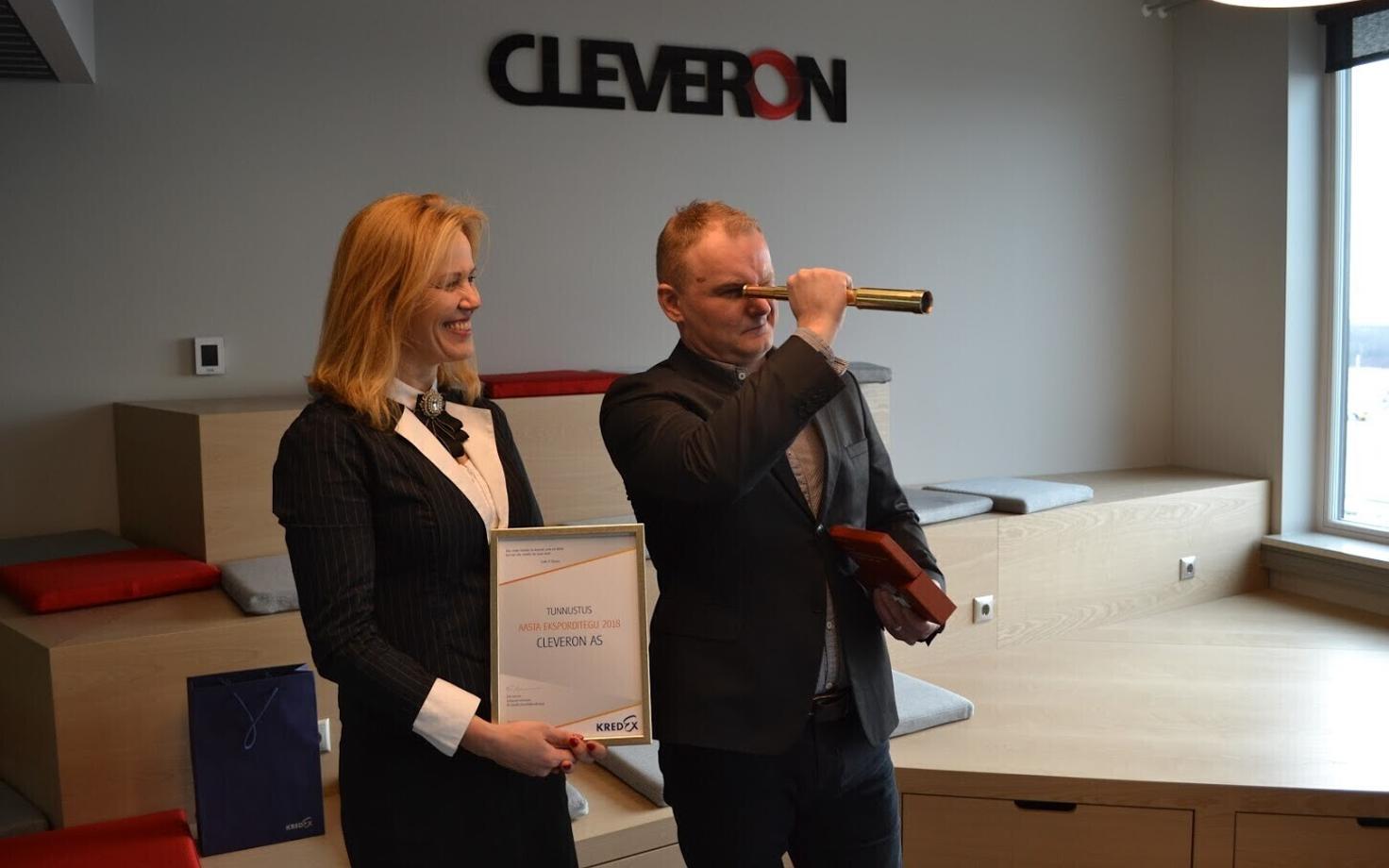 Компанию Cleveron назвали лучшим экспортером 2018 года.