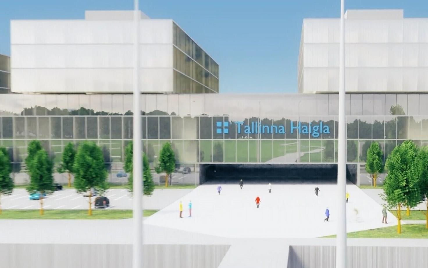 Tallinna haigla eelprojekti visuaal.