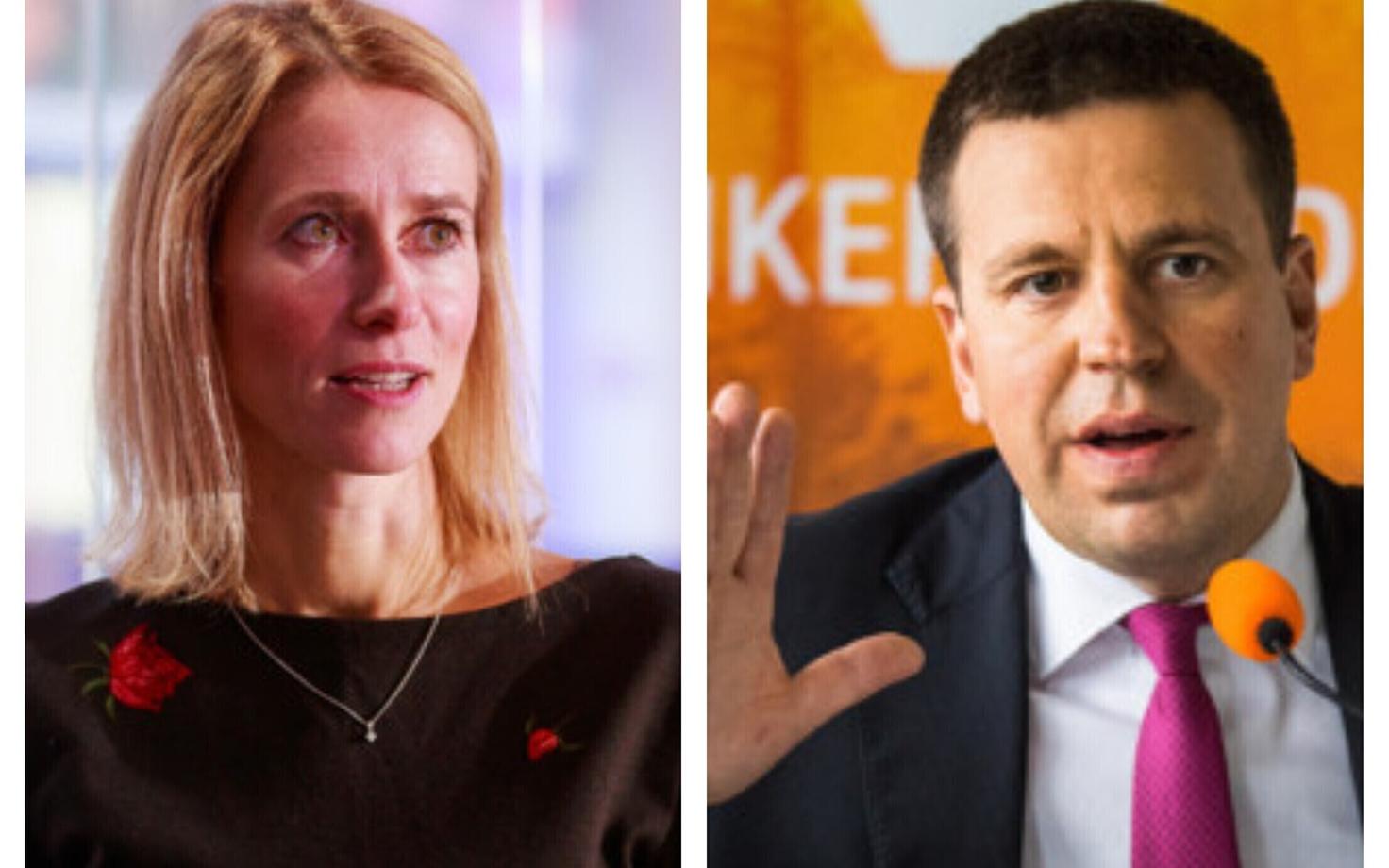Kaja Kallas ja Jüri Ratas