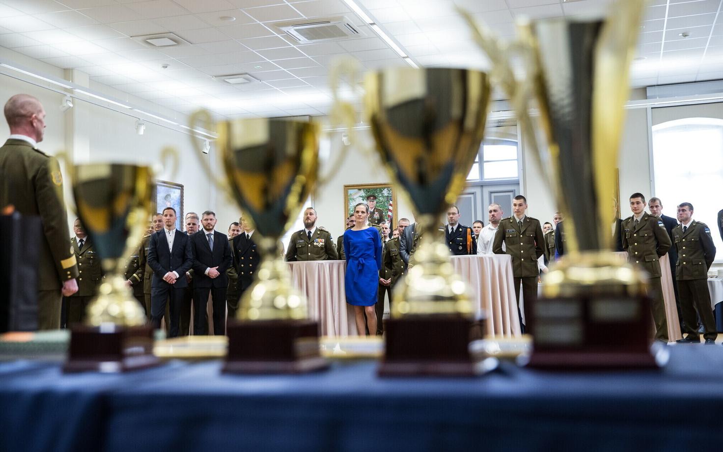 Kaitseväe juhatajate saalis tunnustati 2018. aasta kaitseväe parimaid sportlasi