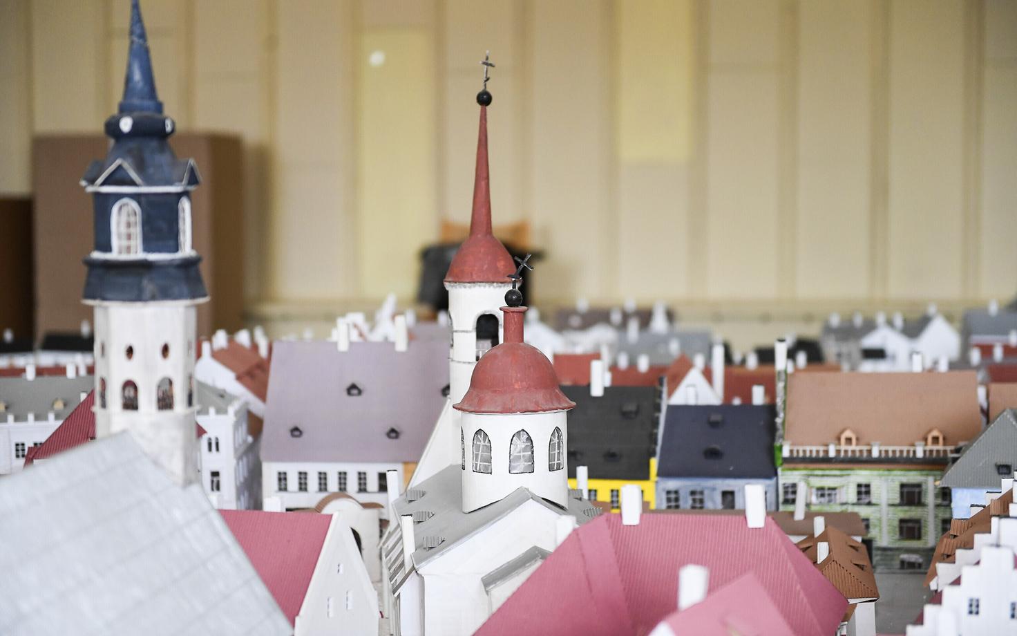 Макет Старой Нарвы.