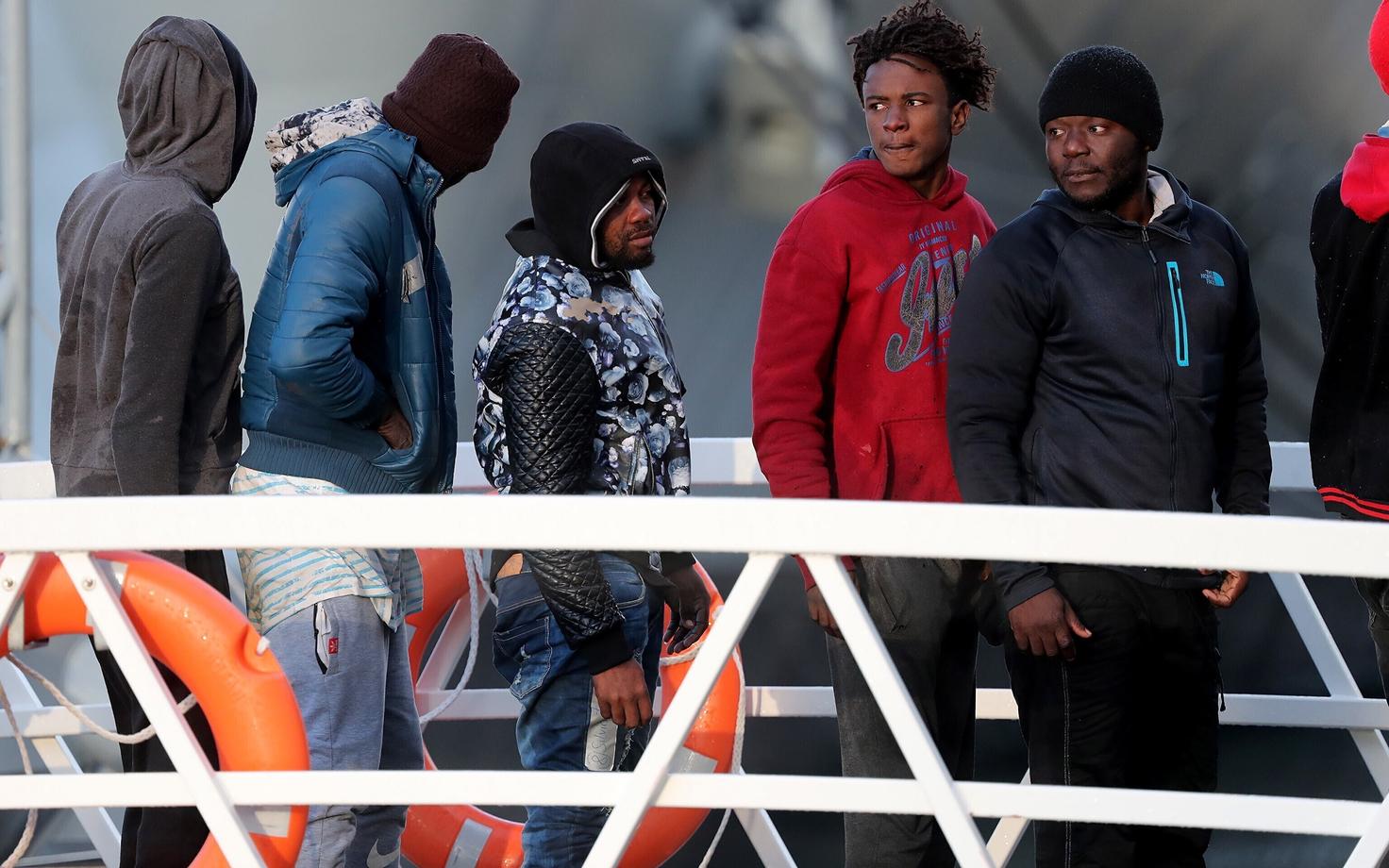 Vabatahtlike abistajate poolt Vahemerelt Maltale toodud migrandid.