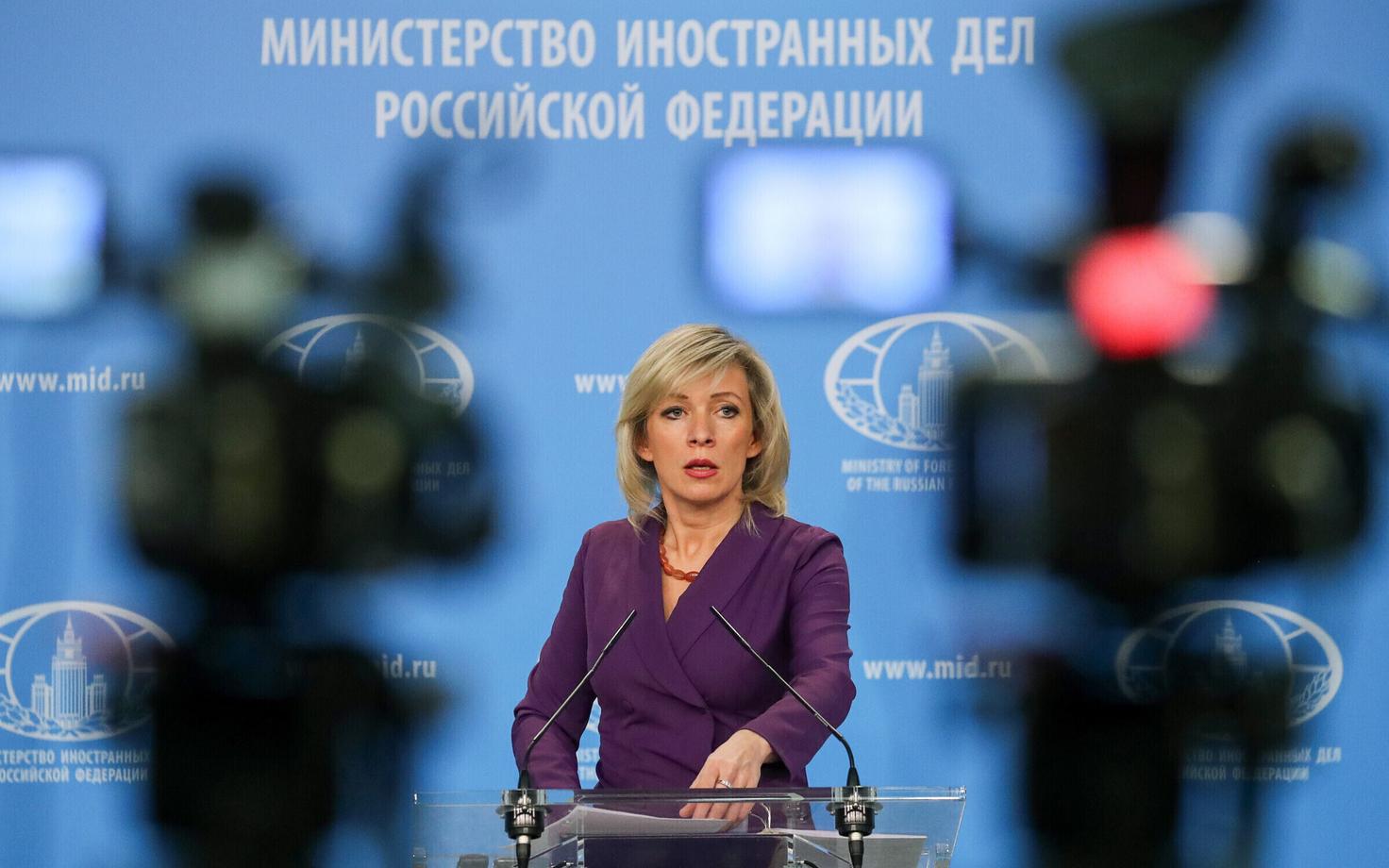 Venemaa välisministeeriumi pressiesindaja Maria Zahharova.