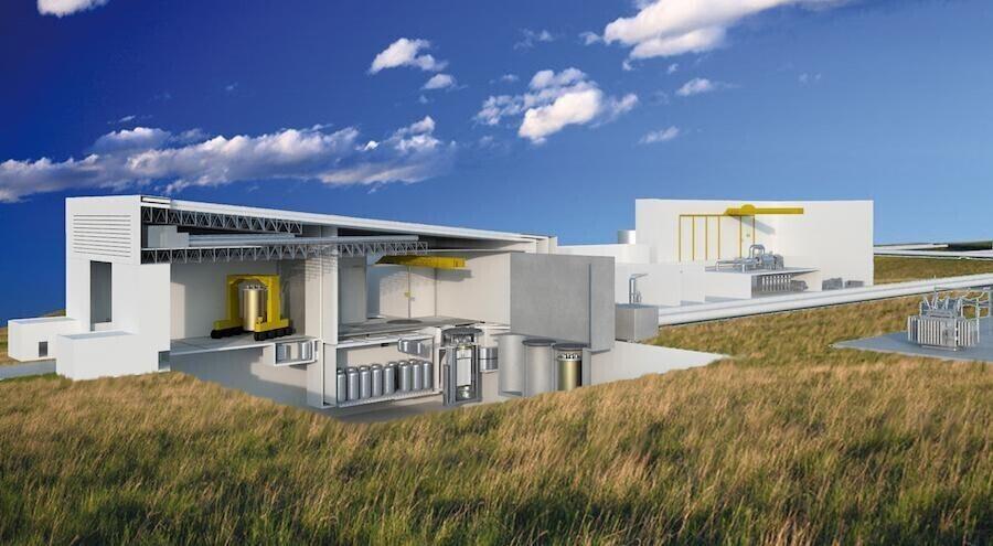 Так в будущем могла бы выглядеть АЭС, разрабатываемая Terrestrial Energy.