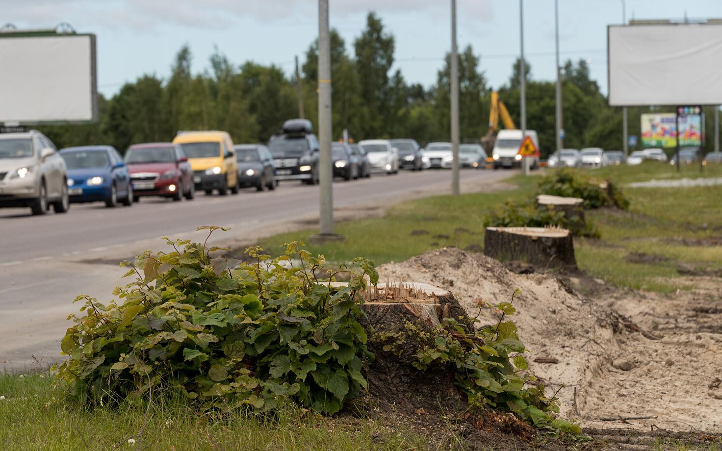 Пробки на дороге Раннамыйза