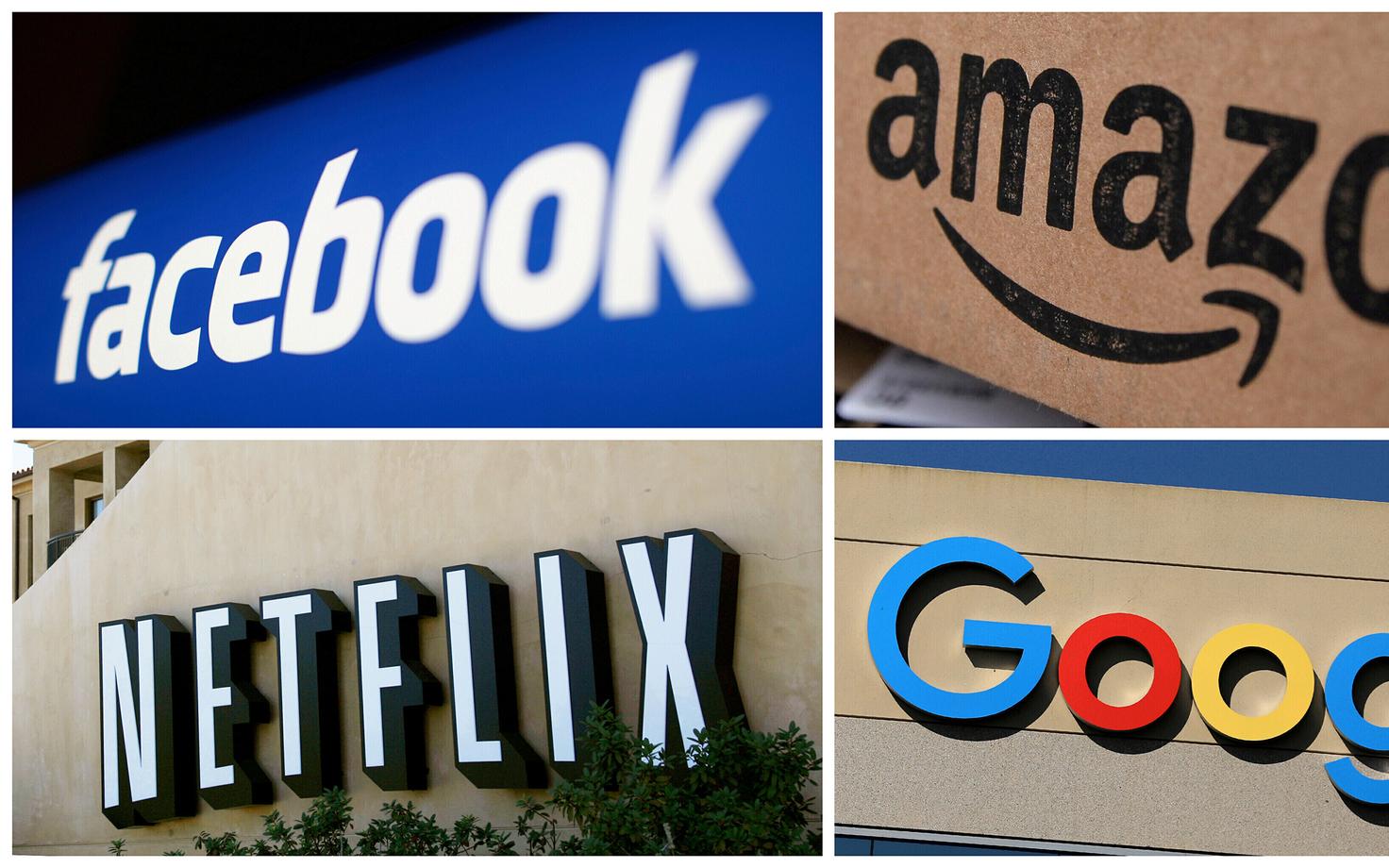 Facebook, Amazon, Netflix, Google.