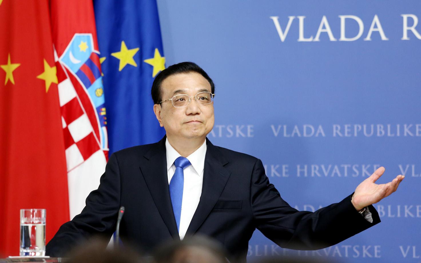 Hiina peaminister Li Keqiang Horvaatias.