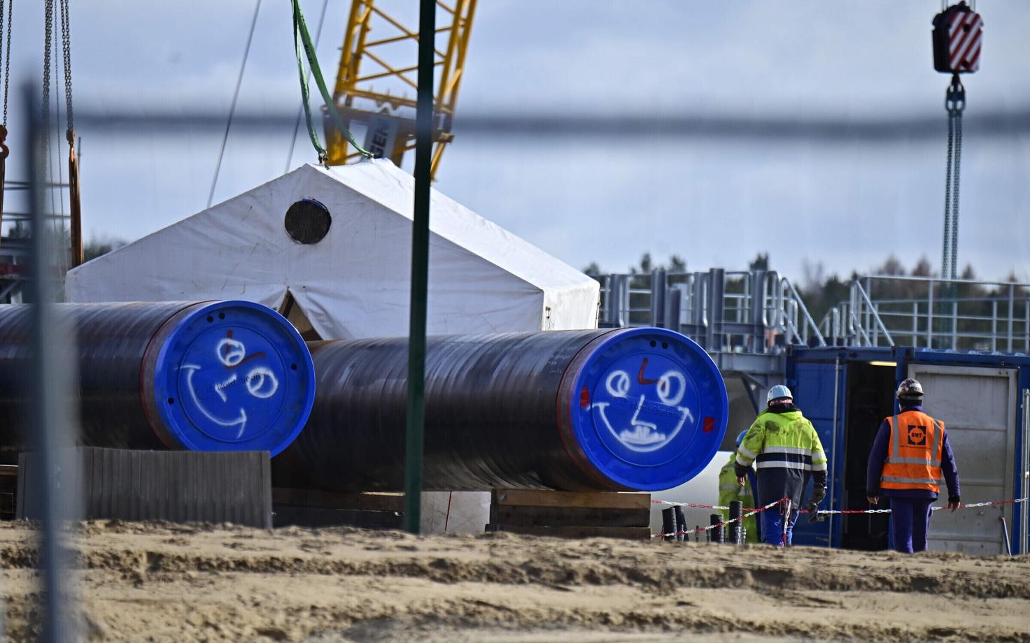 Gaasijuhtme ehitustööd Saksamaal Lubminis.
