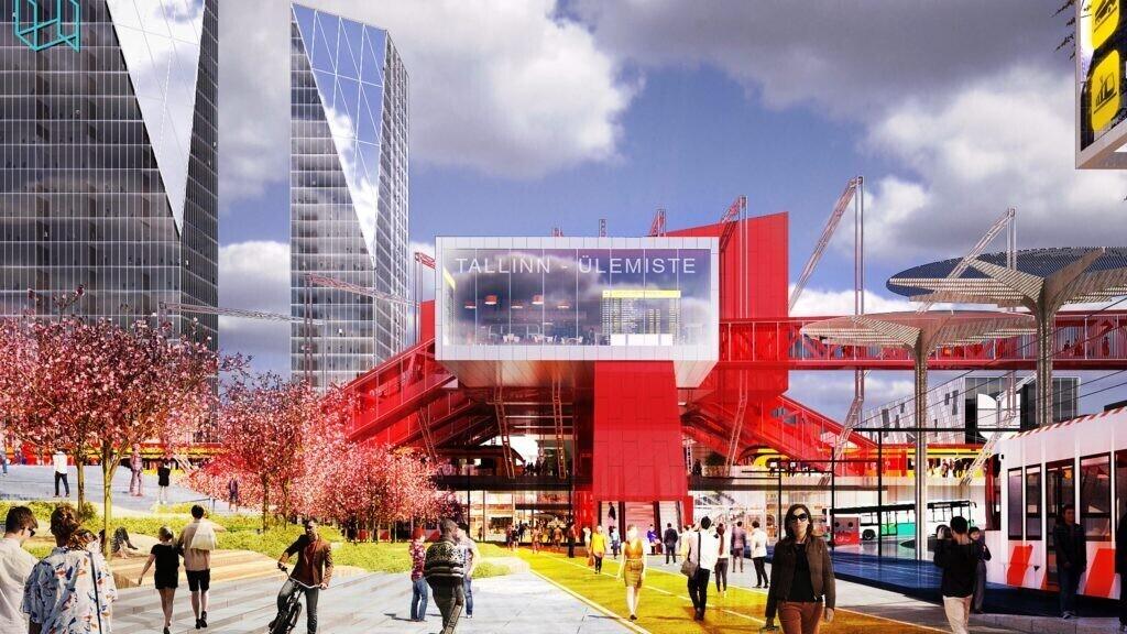 Работа, победившая на прошлом архитектурном конкурсе идей строительства терминала