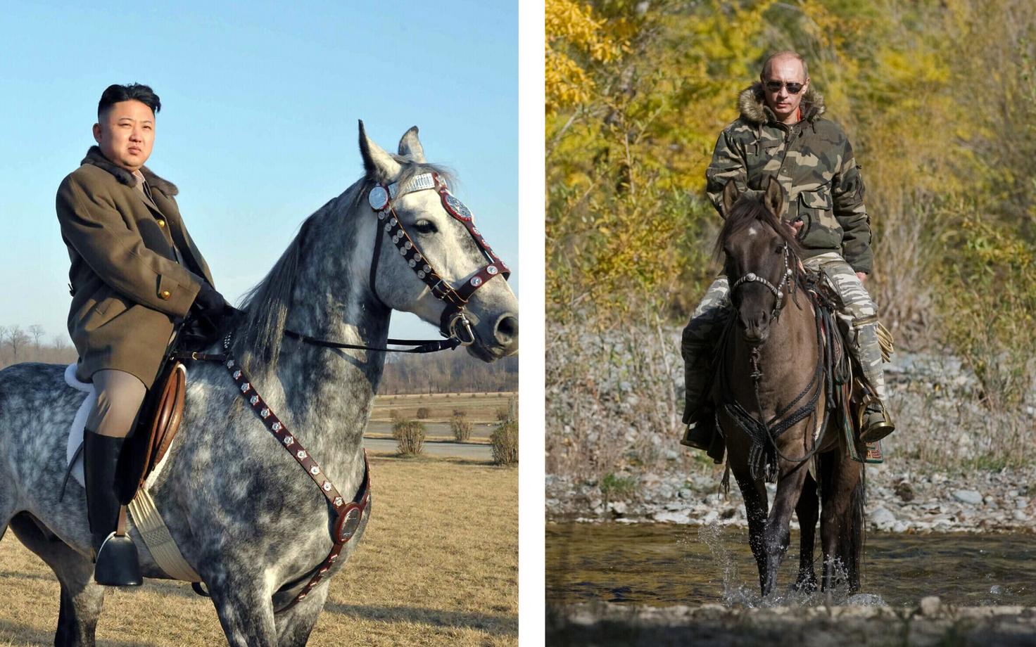 Kim Jong-un ja Vladimir Putin.