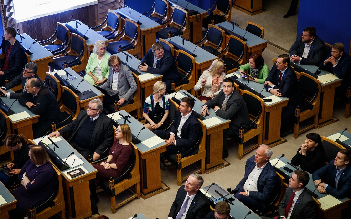 Зал заседаний Рийгикогу.