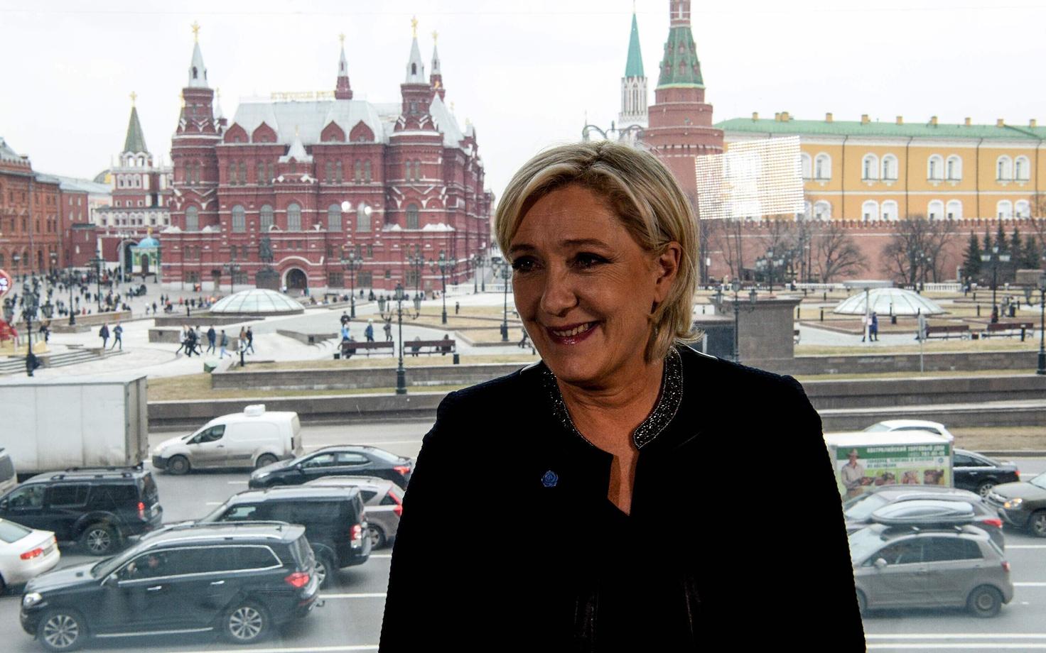 Marine Le Pen Moskvas